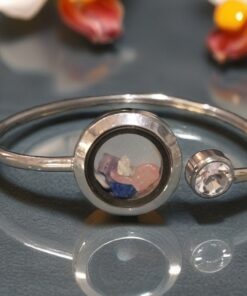 Aquarius Stainless Steel Bangle