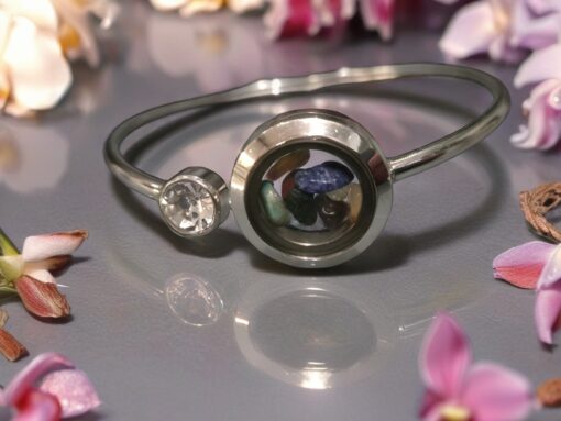 Chakra Stainless Steel Bangle