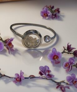 Moonstone Stainless Steel Bangle