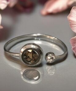 Tiger Eye Stainless Steel Bangle